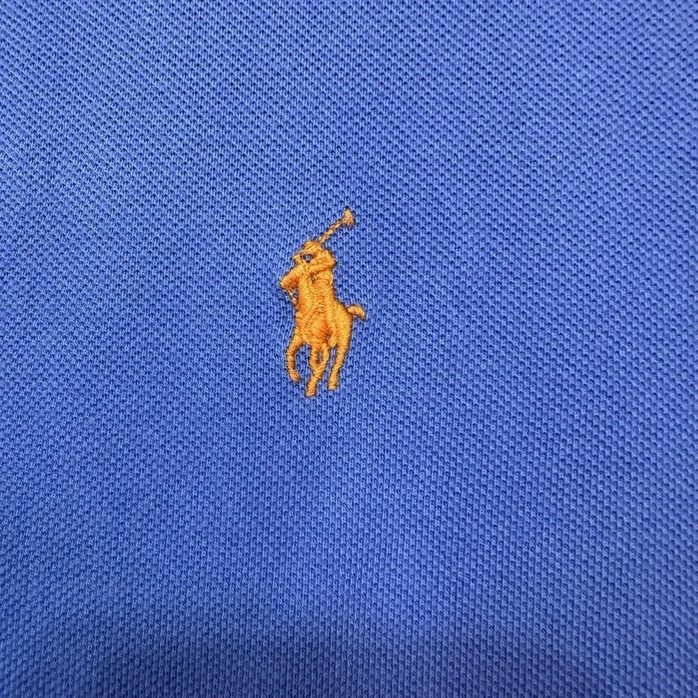 Polo Ralph Lauren Blue Polo Men's XL Orange Pony Cotton‎